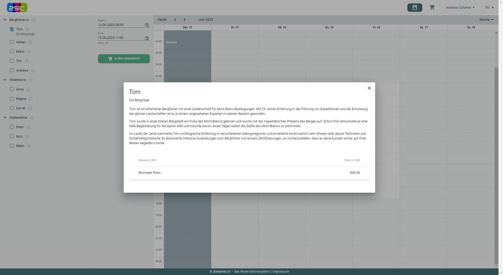 Deine Termine sofort ersichtlich