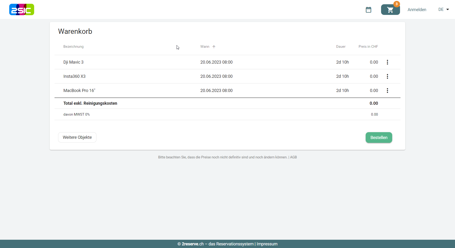 Effizienter Online-Verleih