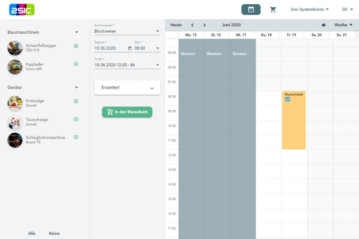 Dein Mietangebot online über deine Website verwalten